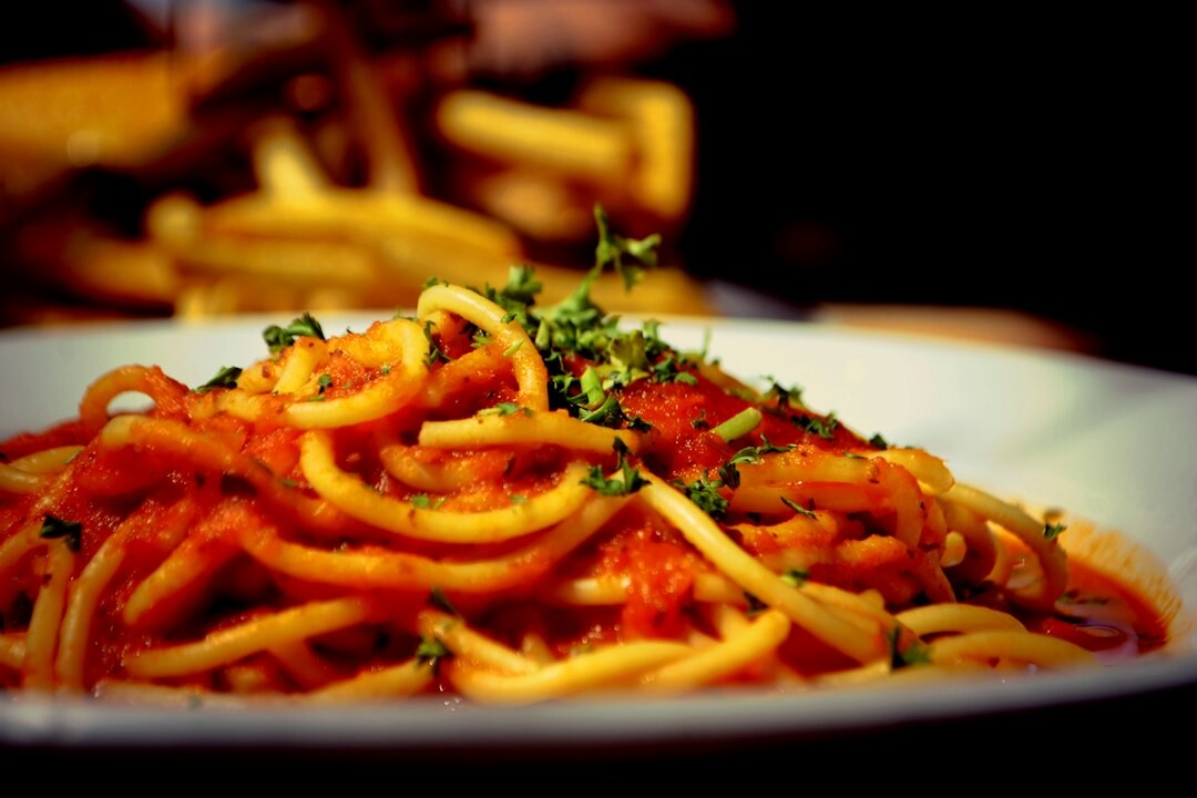pasta with tomato sauce
